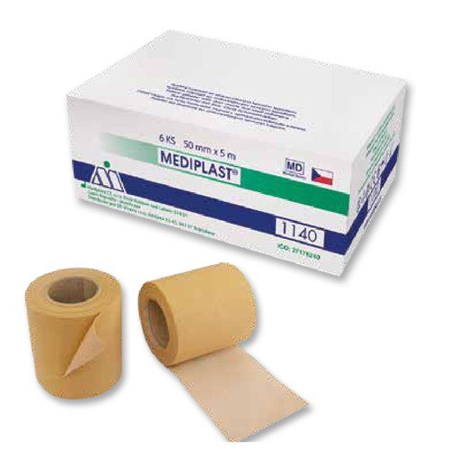 Textilní náplast na papírové dutince (klinické balení)