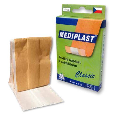 Textilní náplast s polštářkem v krabičce