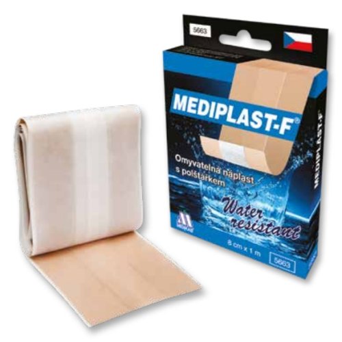 Omyvatelná fóliová náplast s polštářkem v krabičce